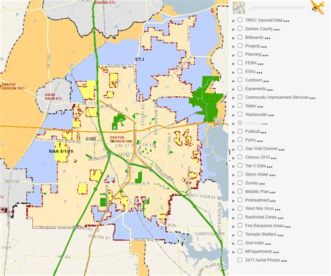 Denton, TX GIS Interactive Maps .